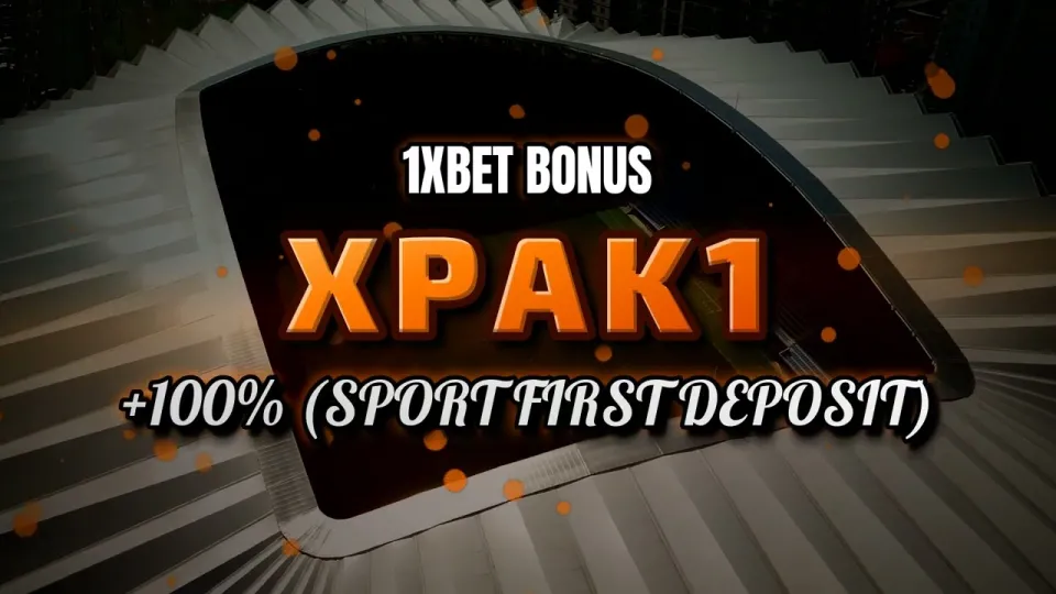 Does the 1xBet welcome bonus work with promo code XPAK1